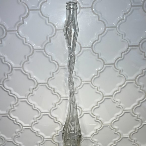 Unique Stretched Coca-Cola Bottle Vase 19" Long - Picture 8 of 11